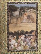Hindu painter Prince and hermit china oil painting artist